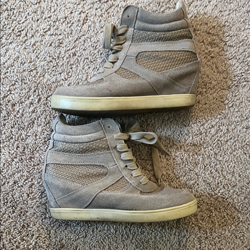 Steve Madden High-Top Wedge Sneakers